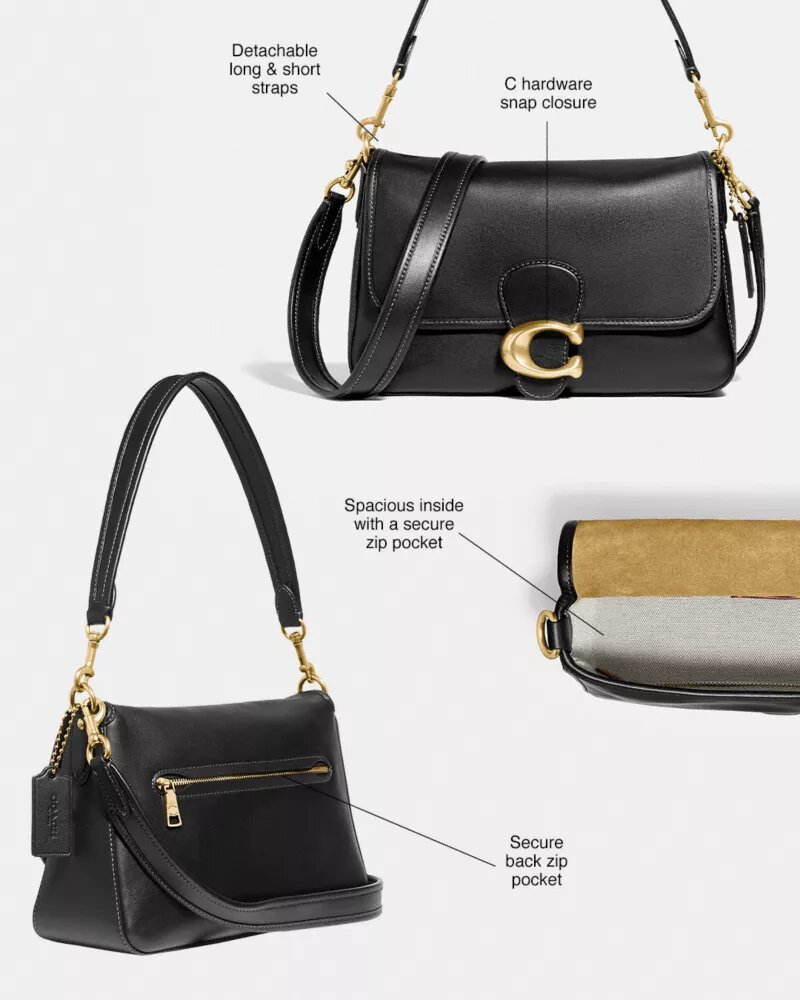 Bolso de hombro Soft Tabby