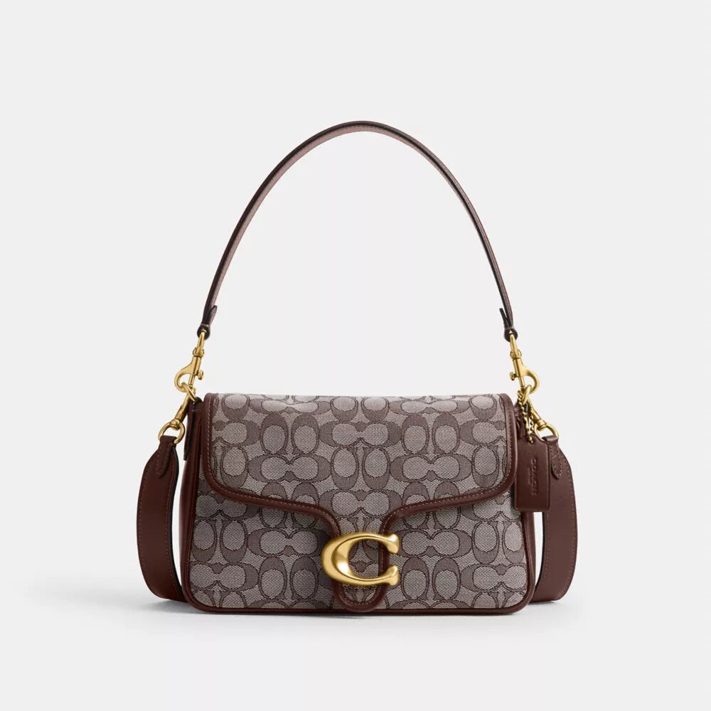 Bolso de hombro Soft Tabby en jacquard exclusivo
