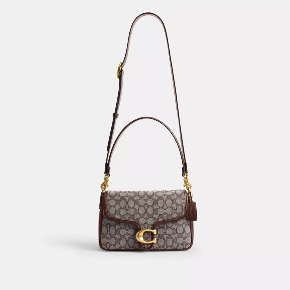 Bolso de hombro Soft Tabby en jacquard exclusivo