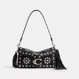 Bolso de hombro Tabby 26 con remaches estilo western