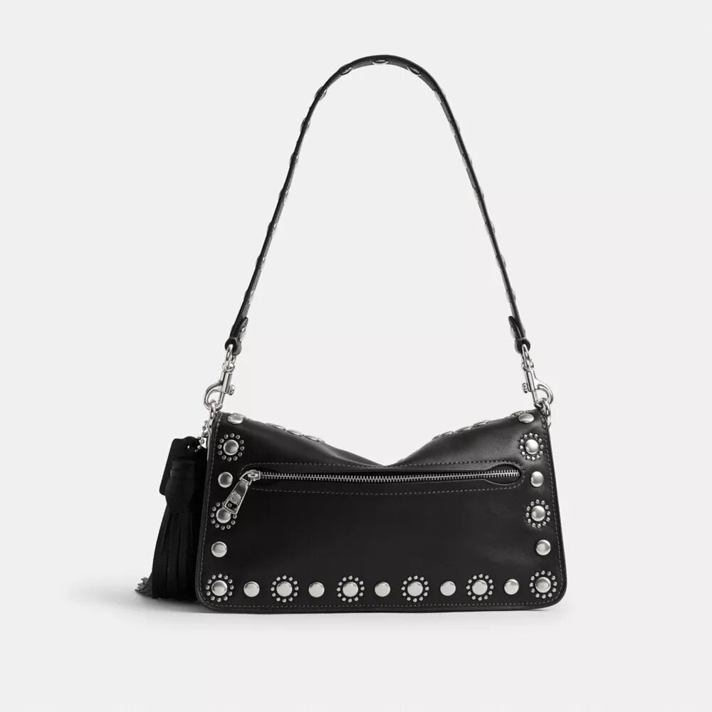 Bolso de hombro Tabby 26 con remaches estilo western