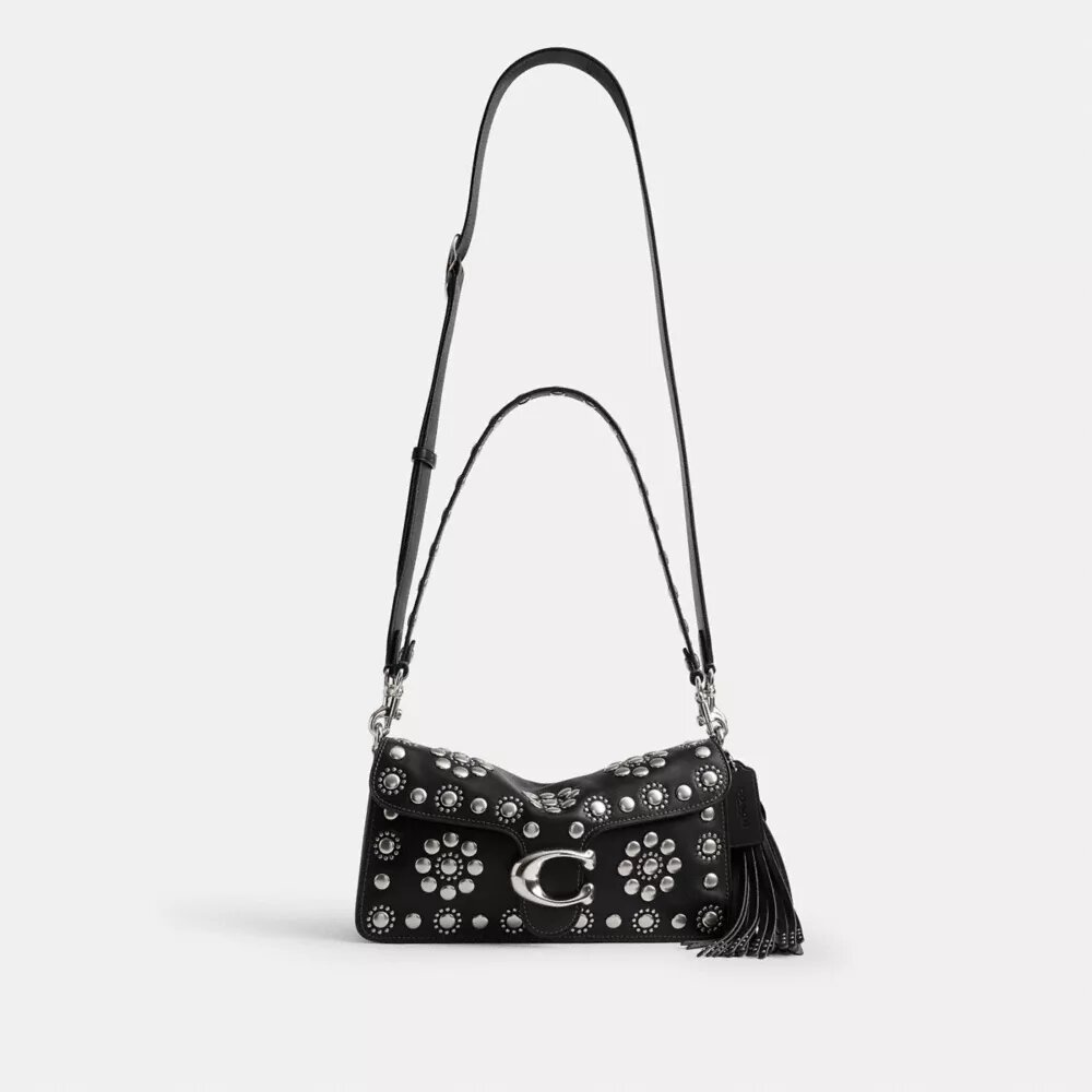 Bolso de hombro Tabby 26 con remaches estilo western
