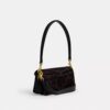 Bolso de hombro Tabby de 20 in de piel de becerro con estampado de leopardo