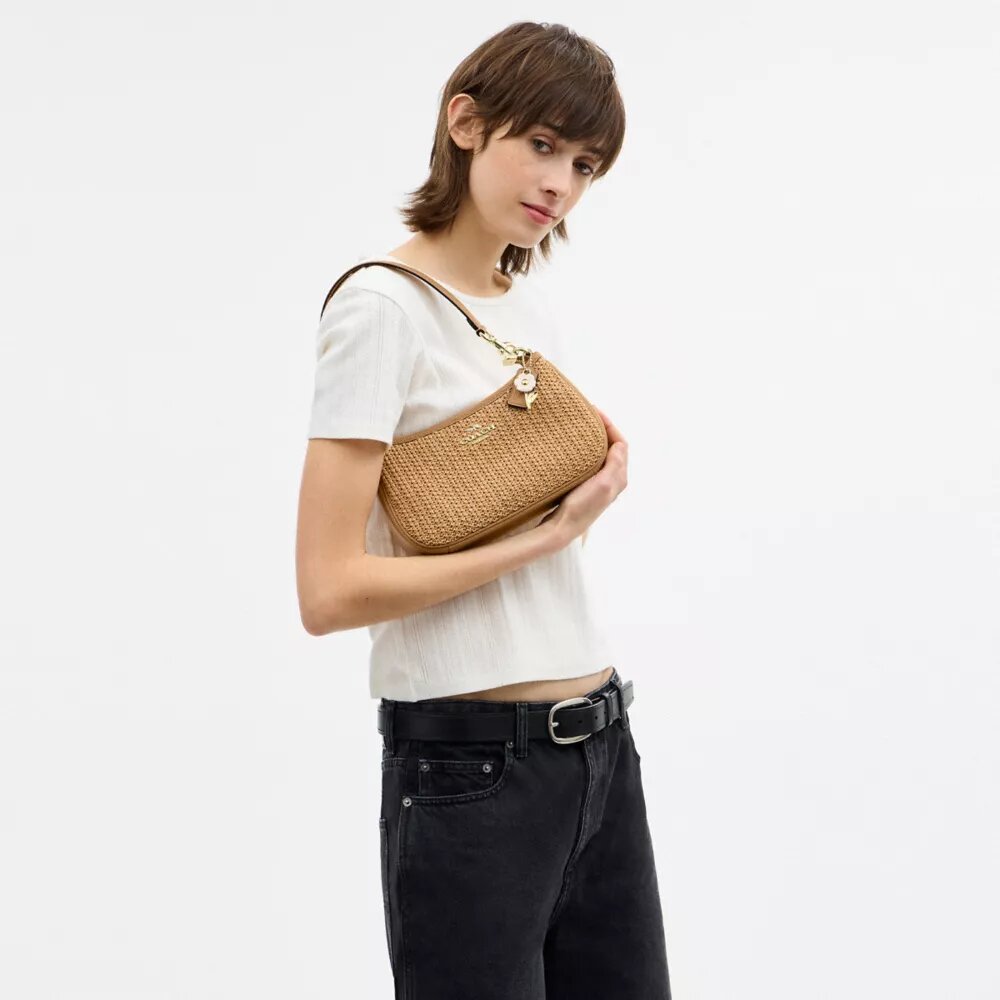 Bolso de hombro Teri con diamante
