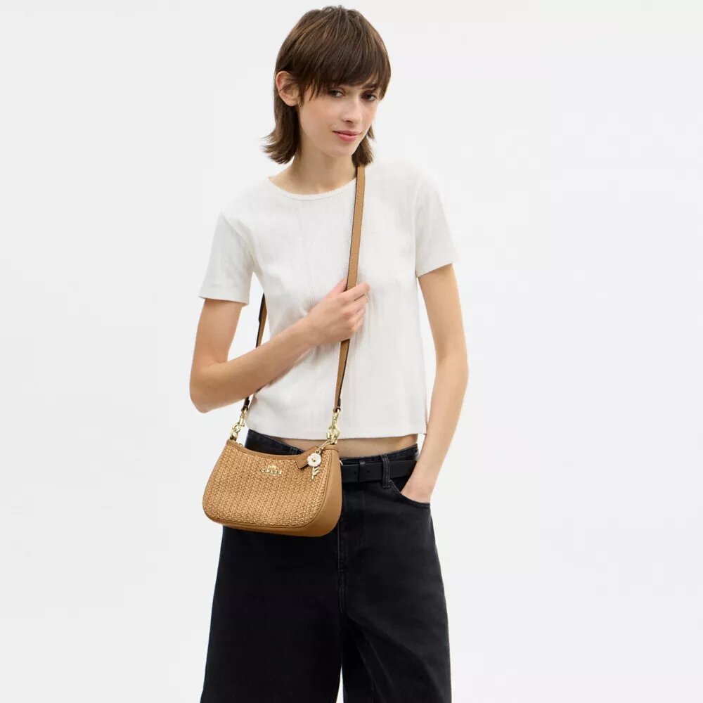 Bolso de hombro Teri con diamante