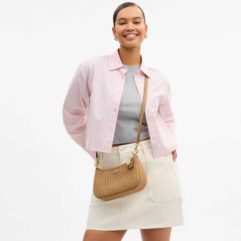 Bolso de hombro Teri con diamante