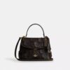Bolso Emory con asa superior y apliques florales