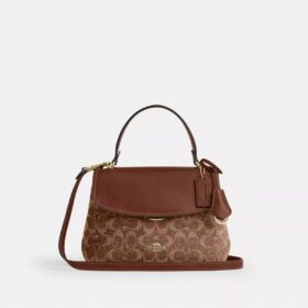 Bolso Emory con asas superiores en chenilla exclusiva