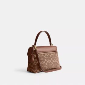 Bolso Emory con asas superiores en chenilla exclusiva