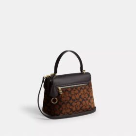 Bolso Emory con asas superiores en chenilla exclusiva