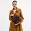Bolso Emory con asas superiores en chenilla exclusiva