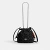 Bolso Faye Mini con cordón en denim exclusivo