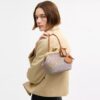 Bolso Kisslock Frame de 16 en jacquard Crystal Signature