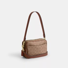 Bolso mini Carey de bandolera en Signature Canvas