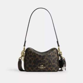 Bolso mini Carey para llevar en bandolera en Signature Canvas