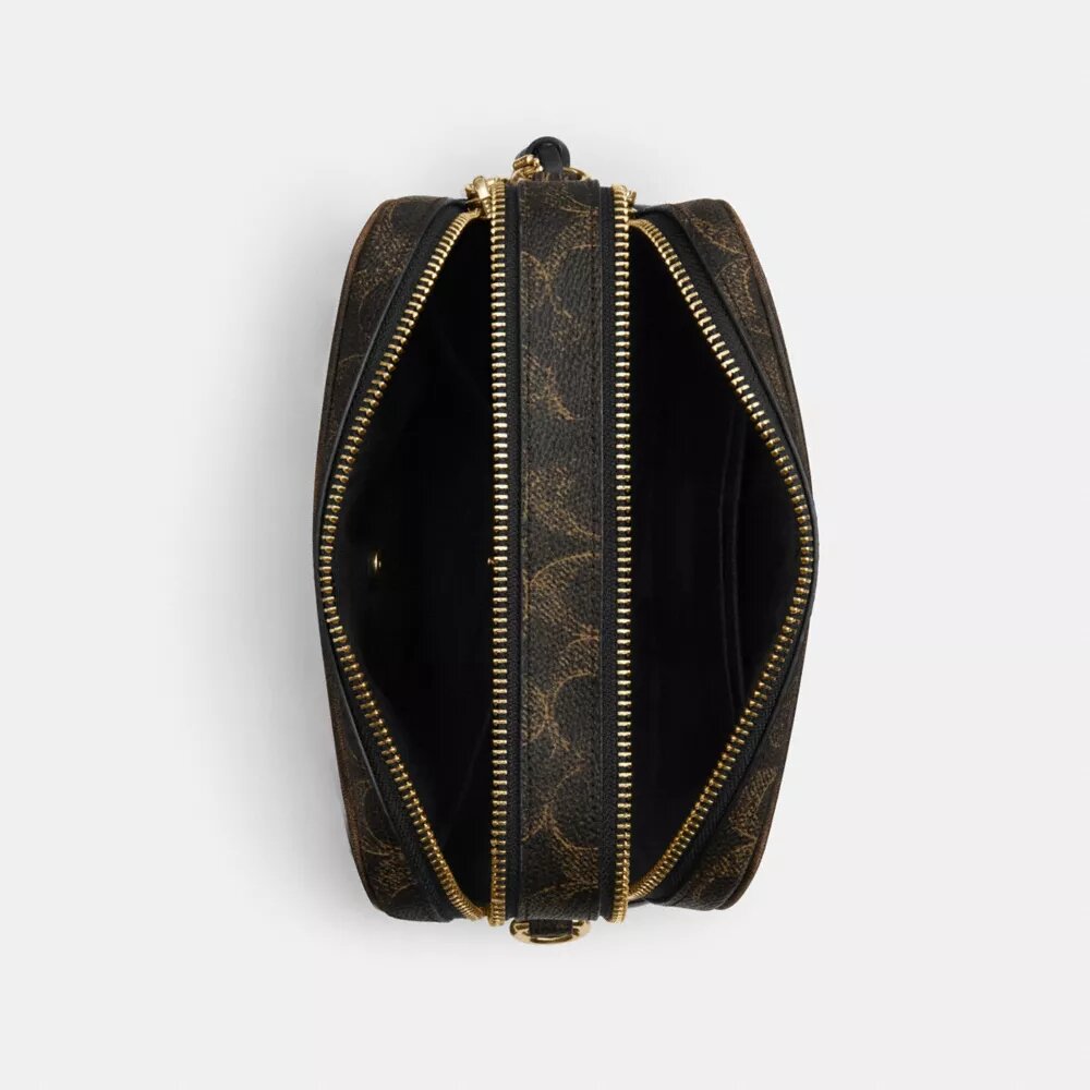 Bolso mini Carey para llevar en bandolera en Signature Canvas