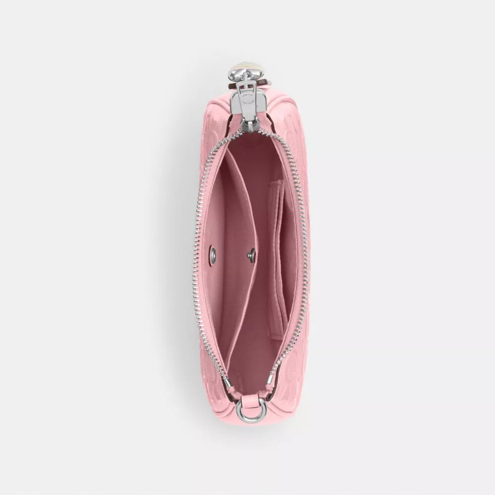 Bolso mini cruzado Teri en cuero exclusivo con diamante en forma de corazón