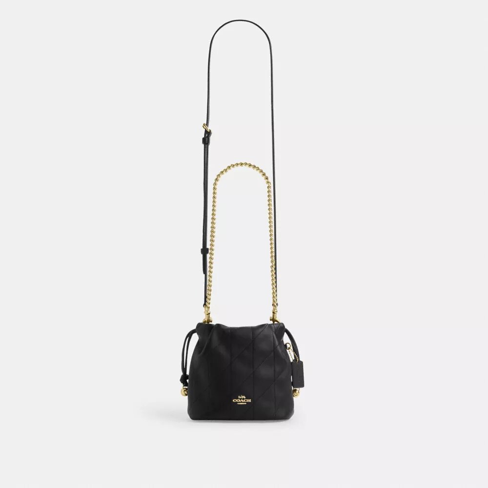 Bolso mini Faye con cordón y acolchado