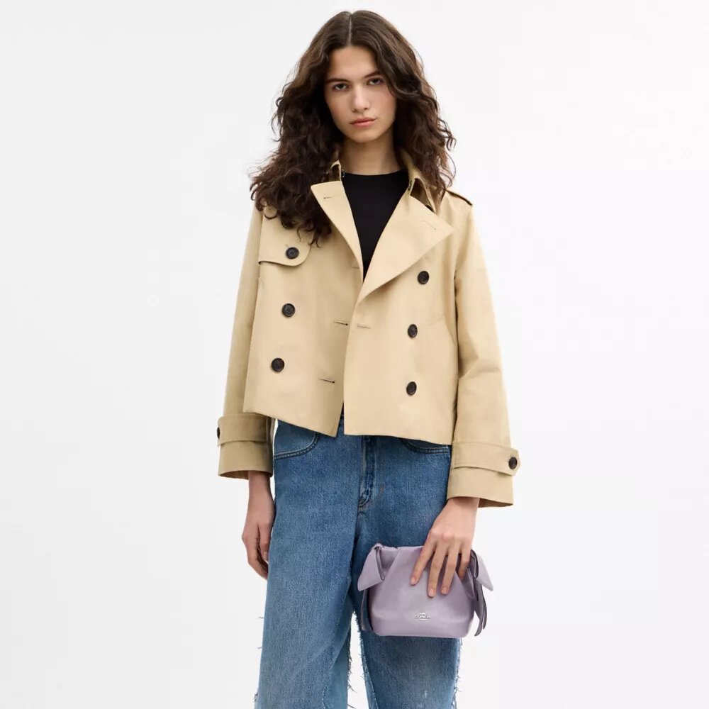 Bolso mini Faye con cordón y moños