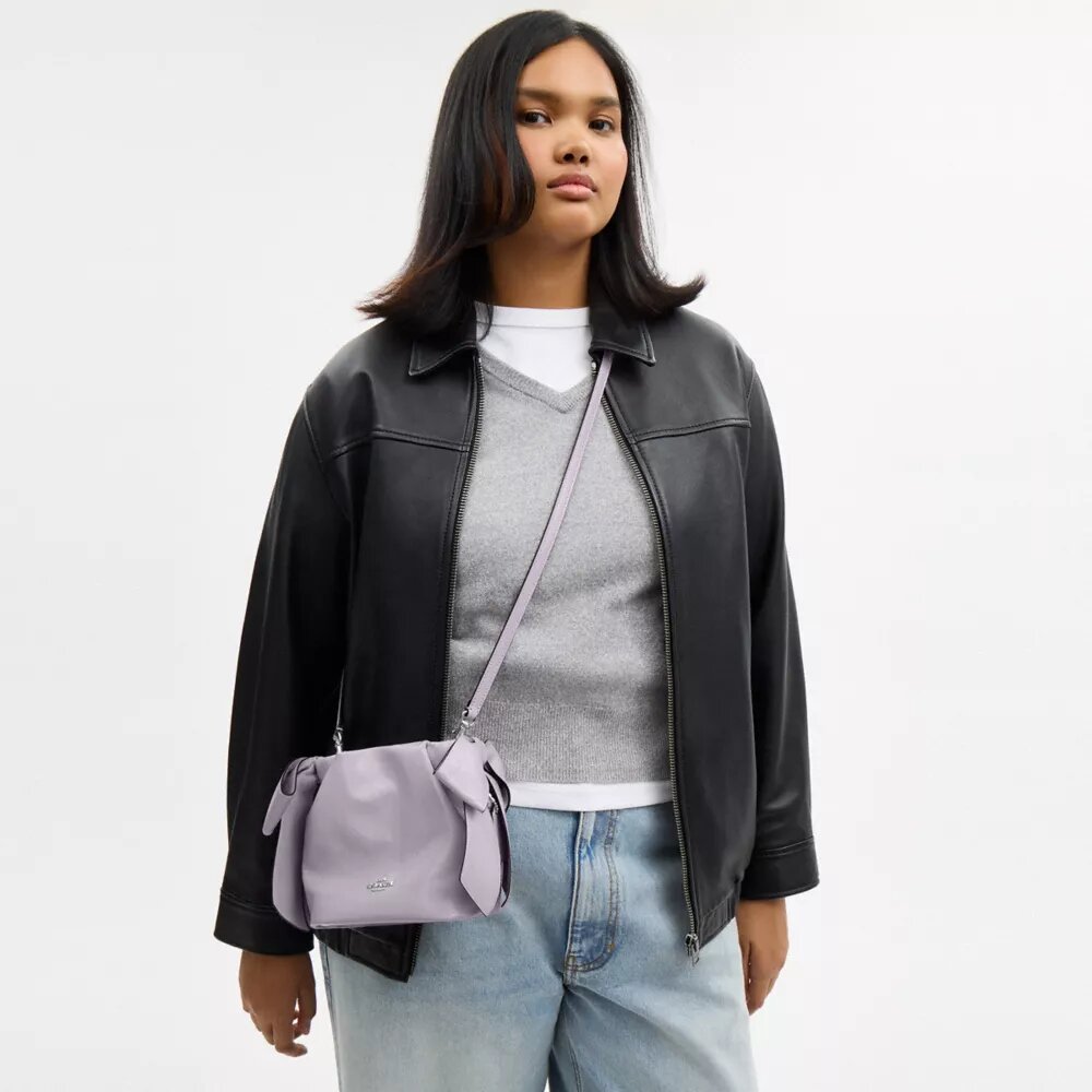 Bolso mini Faye con cordón y moños