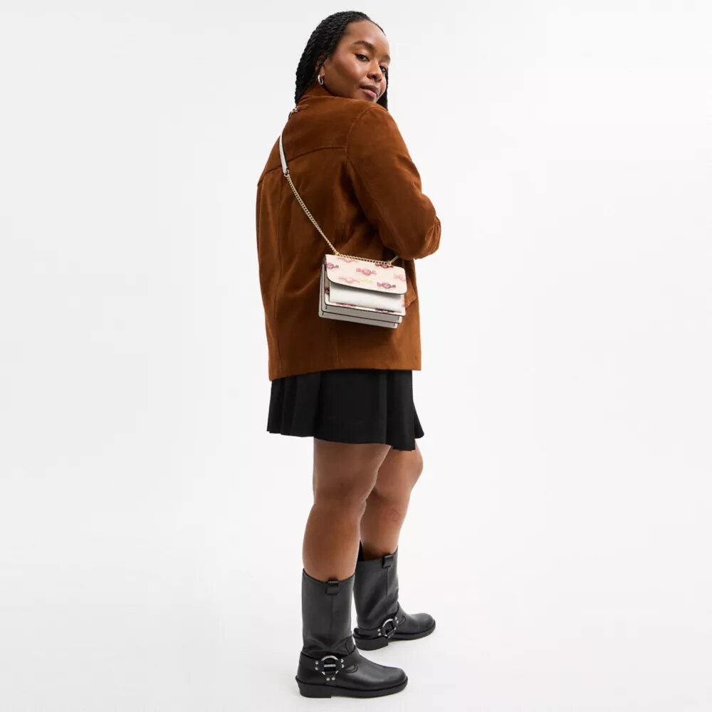 Bolso mini Klare de bandolera con estampado de dulces