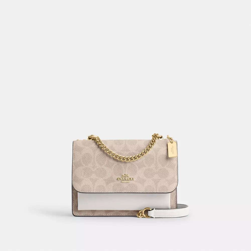 Bolso mini Klare de bandolera en Signature Canvas