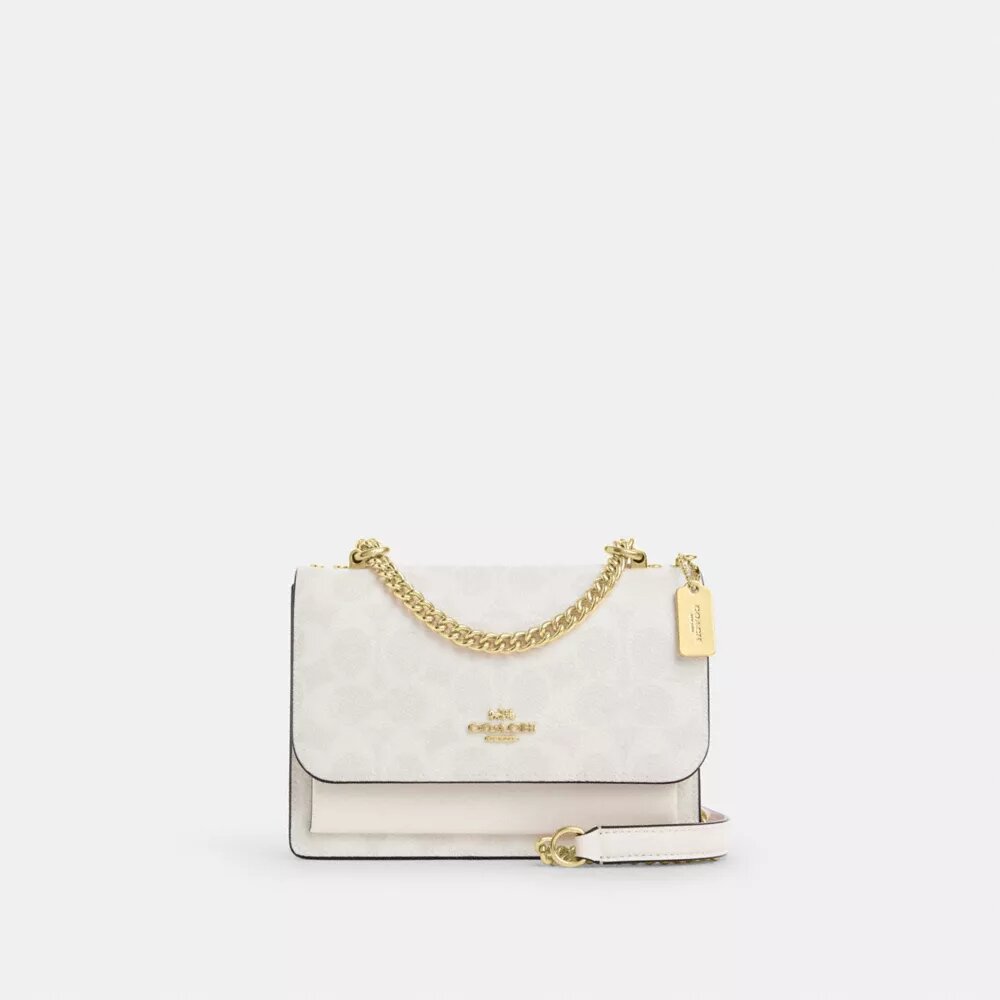 Bolso mini Klare de bandolera en Signature Canvas