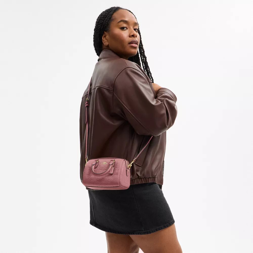 Bolso mini Rowan de bandolera en cuero exclusivo