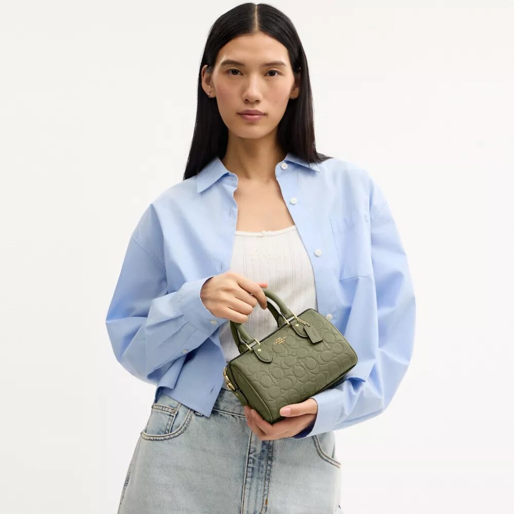 Bolso mini Rowan de bandolera en cuero exclusivo