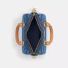 Bolso mini Rowan de bandolera en denim característico
