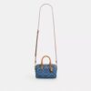 Bolso mini Rowan de bandolera en denim característico