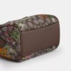Bolso mini Rowan de bandolera en jacquard exclusivo con bordado floral