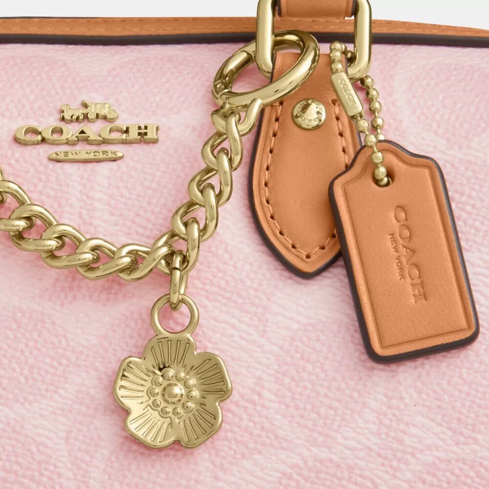 Bolso mini Rowan de bandolera en Signature Canvas con Charms