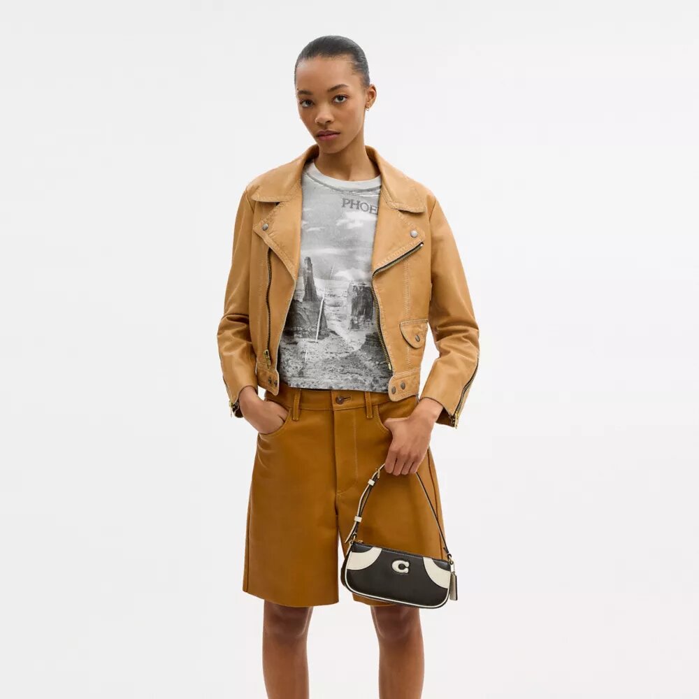 Bolso pequeño de hombro estilo boliche