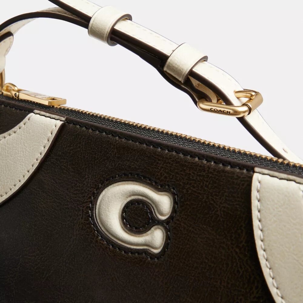 Bolso pequeño de hombro estilo boliche