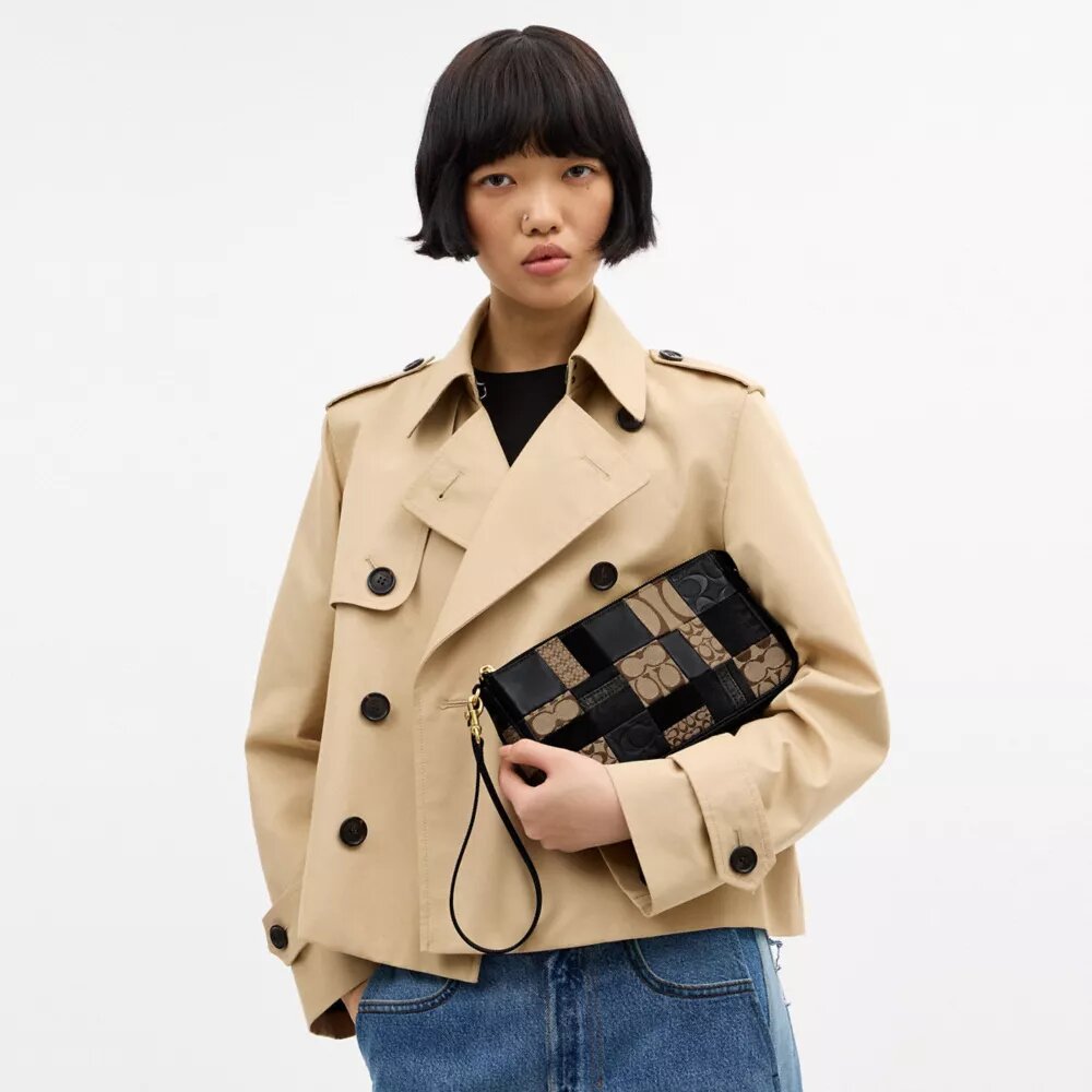 Bolso Plaza 25 con patchwork