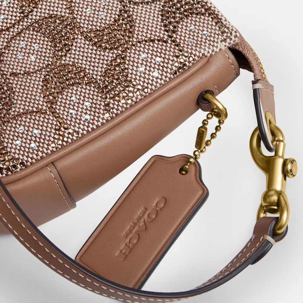 Bolso Plaza en jacquard Crystal Signature