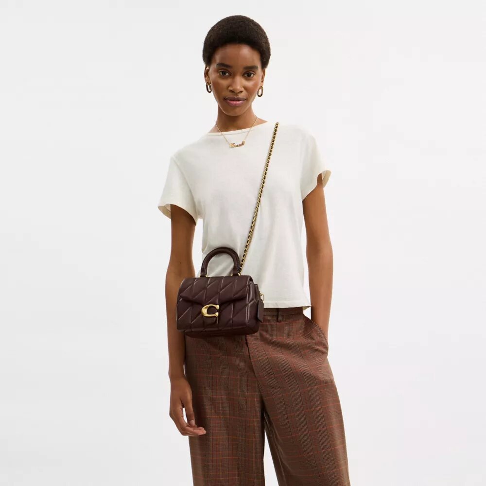 Bolso Tabby con asa superior y acolchado