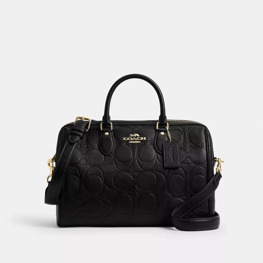 Bolso tipo cartera grande Rowan en cuero exclusivo