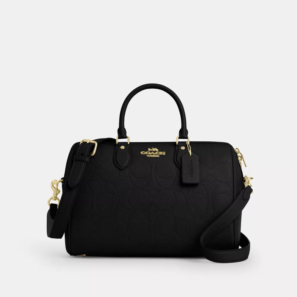 Bolso tipo cartera grande Rowan en cuero exclusivo