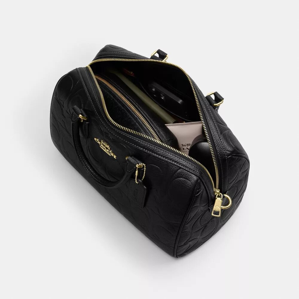 Bolso tipo cartera grande Rowan en cuero exclusivo