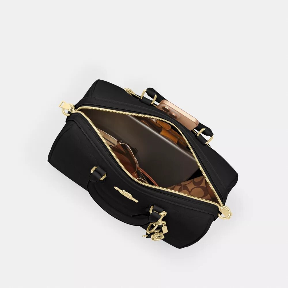 Bolso tipo cartera grande Rowan en cuero exclusivo