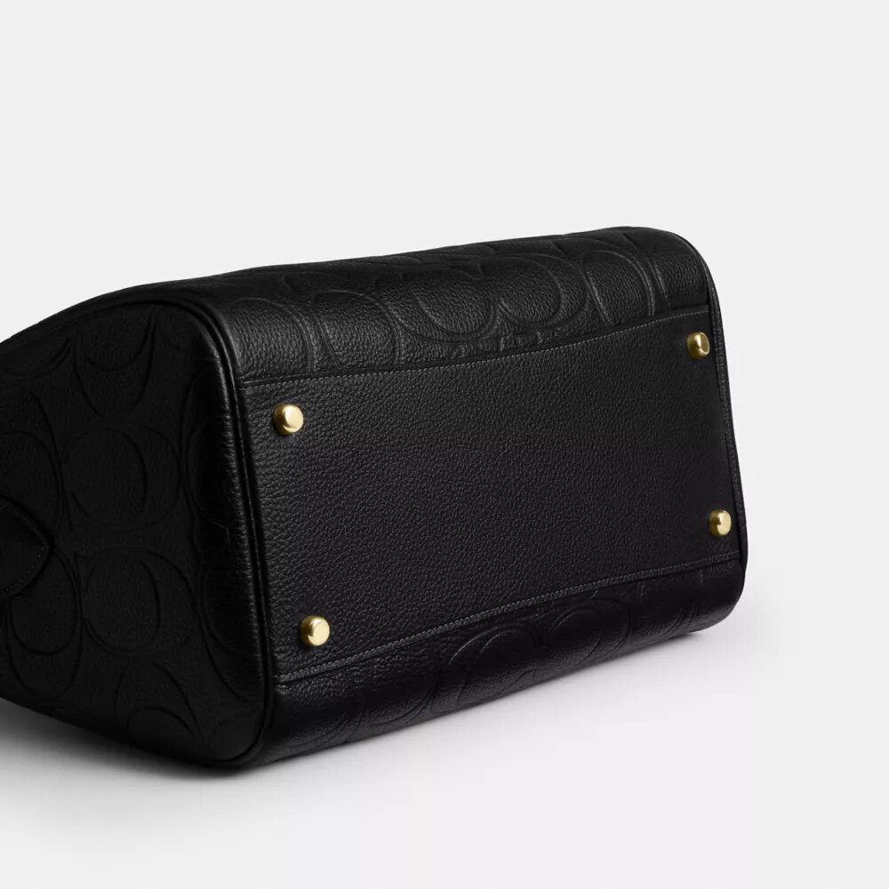 Bolso tipo cartera grande Rowan en cuero exclusivo