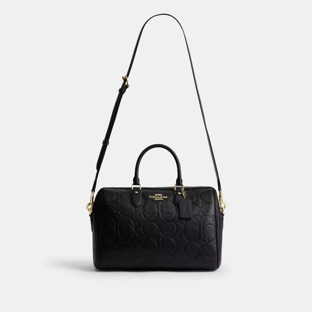 Bolso tipo cartera grande Rowan en cuero exclusivo