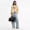 Bolso tipo cartera grande Rowan en cuero exclusivo