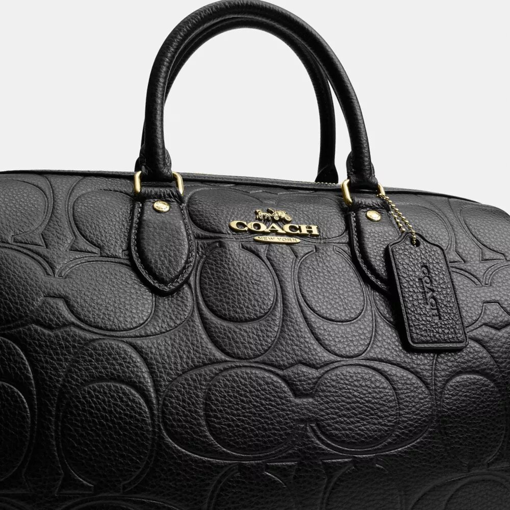 Bolso tipo cartera grande Rowan en cuero exclusivo