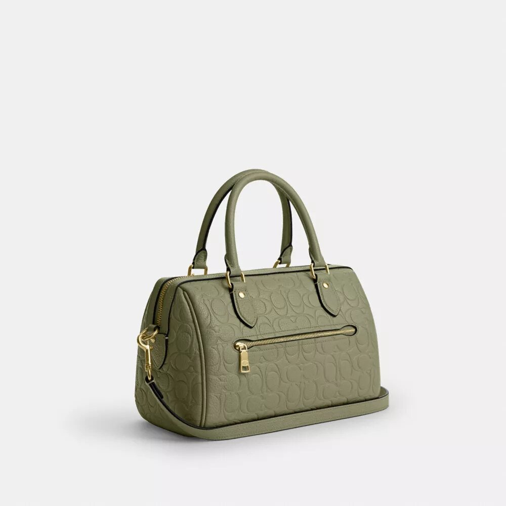 Bolso tipo cartera Rowan en cuero exclusivo