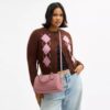 Bolso tipo cartera Rowan en cuero exclusivo