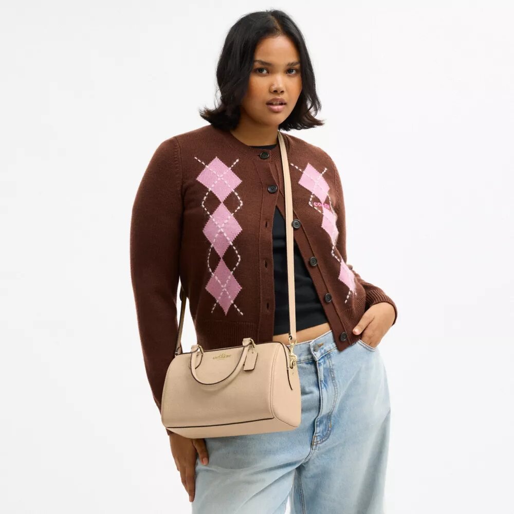 Bolso tipo cartera Rowan en cuero exclusivo