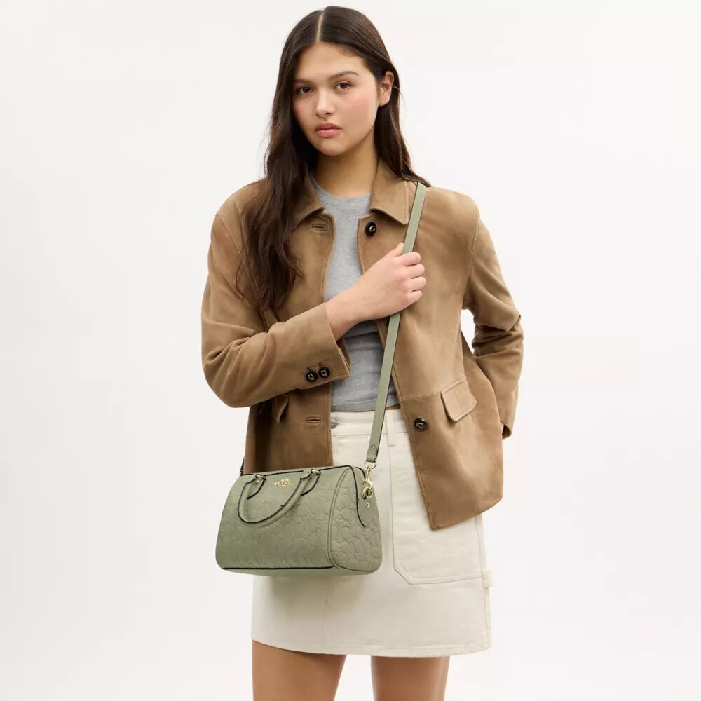Bolso tipo cartera Rowan en cuero exclusivo